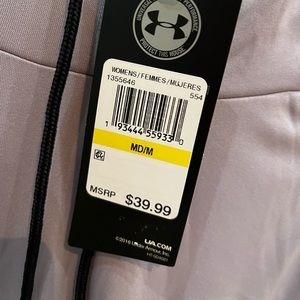 NWT Women’s Medium Under Armour - Lavender hooded shirt.